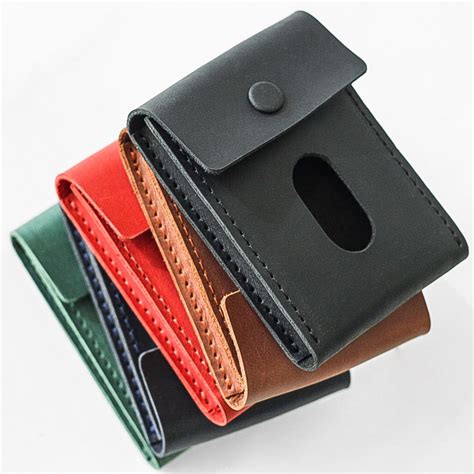 genuine leather business card holder|genuine leather card holder wallet.